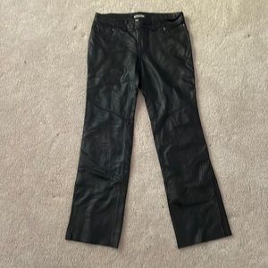 Genuine Leather “ lined” women HD pants